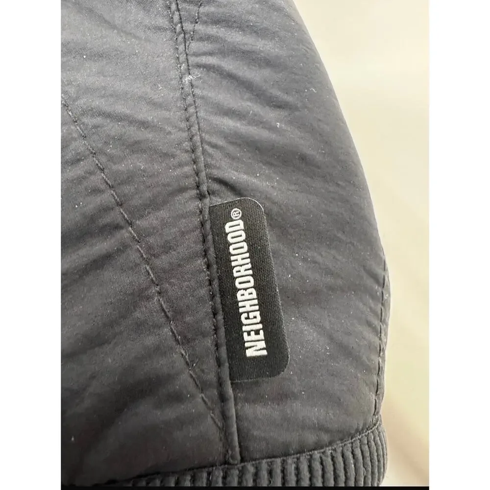 Unisex Neighborhood NWT Black Side Zip Down Puff N Vest Size L